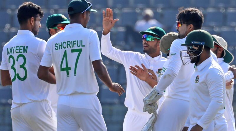 Bangladesh take first Test against New Zealand by 150 runs in memorable triumph in Sylhet