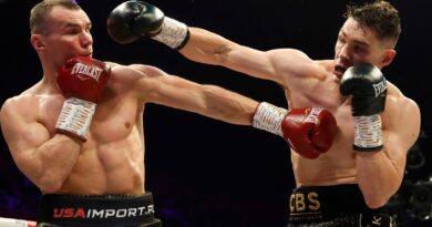 Chris Billam-Smith retains world title in desperate battle with Mateusz Masternak by broken rib-stoppage