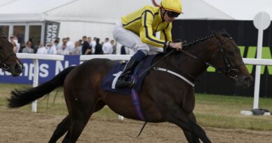 Clearpoint ridden by Oisin Orr wins the JenningsBet EBF Novice Stakes during day three of the Northumberland Plate Festival at Newcastle