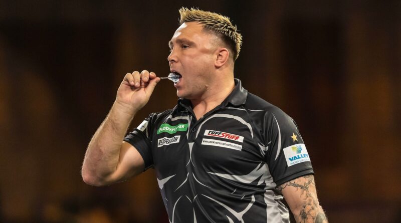 World Darts Championship: Gerwyn Price knocked out by Brendan Dolan as Stephen Bunting and Chris Dobey win