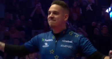 Mosconi Cup: Dominant Europe need just four more points to beat USA after opening up 7-1 lead