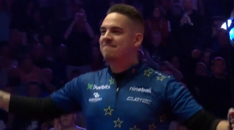 Mosconi Cup: Dominant Europe need just four more points to beat USA after opening up 7-1 lead