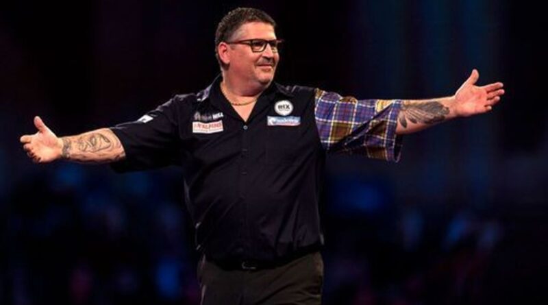 World Darts Championship: Gary Anderson begins quest for third title with win over Simon Whitlock