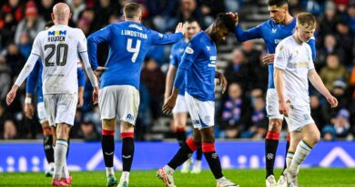 Rangers 3-1 Dundee: Jose Cifuentes sent off as Gers narrow the gap on Celtic