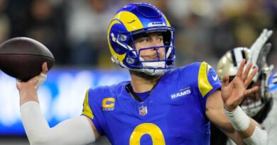 New Orleans Saints 22-30 Los Angeles Rams: Matthew Stafford stars as Rams beat Saints for crucial win in playoff race