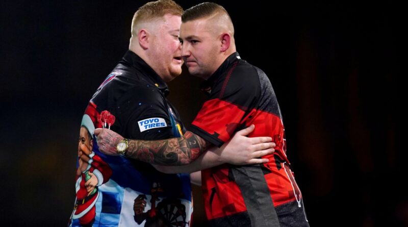 World Darts Championship: Nathan Aspinall and Josh Rock suffer shock early exits at Alexandra Palace