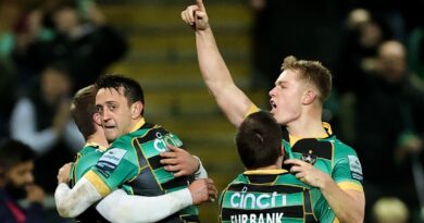 Gallagher Premiership: Northampton beat Sale to go top as Saracens and Harlequins also win