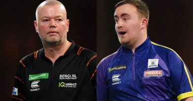 World Darts Championship: Raymond van Barneveld wants to face teenage star Luke Littler