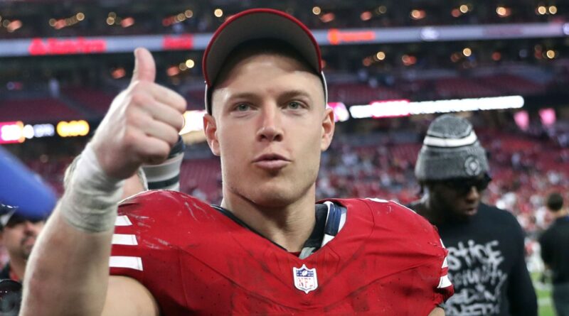 Christian McCaffrey should win NFL MVP award says San Francisco 49ers quarterback Brock Purdy