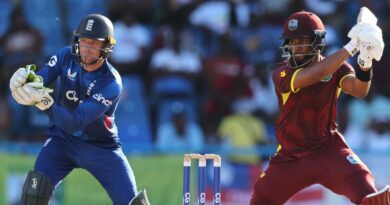 West Indies vs England: Shai Hope ton helps hosts chase down 326 to win ODI thriller in Antigua