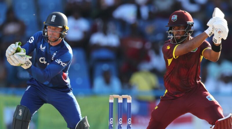 West Indies vs England: Shai Hope ton helps hosts chase down 326 to win ODI thriller in Antigua