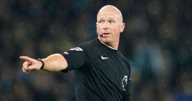 Referee Simon Hooper not being stood down from Premier League duty after Man City error