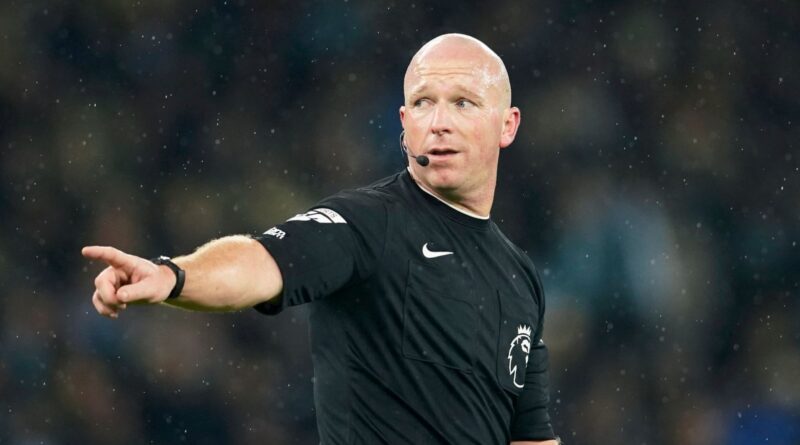 Referee Simon Hooper not being stood down from Premier League duty after Man City error