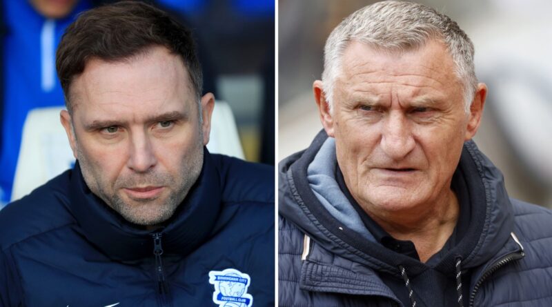 John Eustace and Tony Mowbray