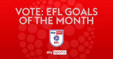 Sky Bet Championship, League One and League Two Goal of the Month vote for November