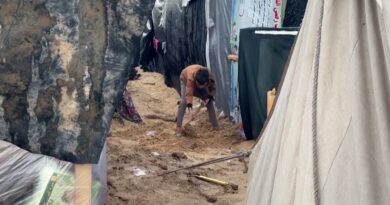 Torrential rains in Gaza bring flooding and disease to displaced population