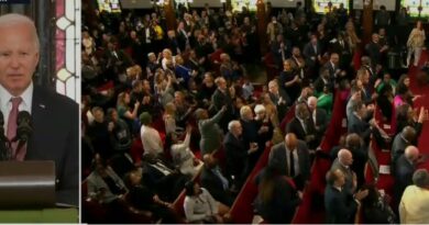 Biden interrupted by protesters at Mother Emanuel AME Church.