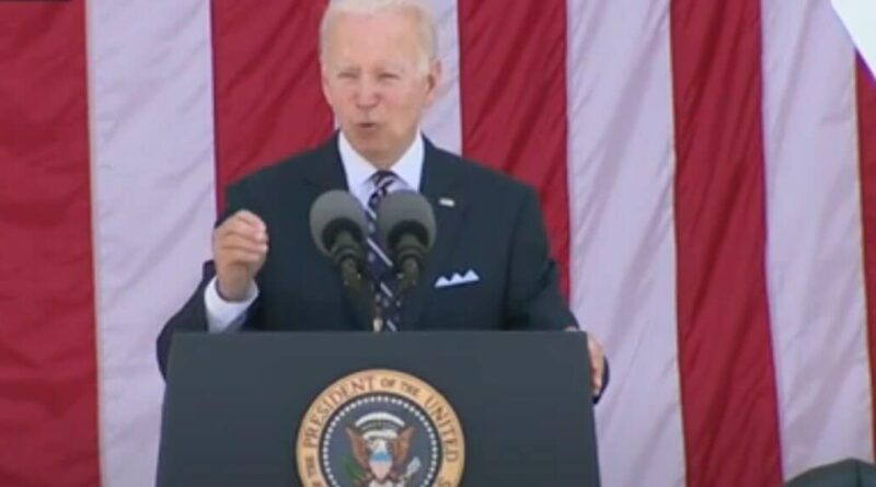 Biden defends democracy in Memorial Day speech