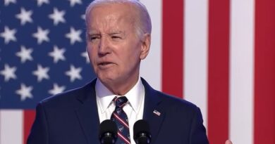 Biden gives a speech on democracy in Blue Bell, PA.