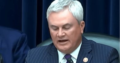 James Comer speaks at Biden impeachment hearing.