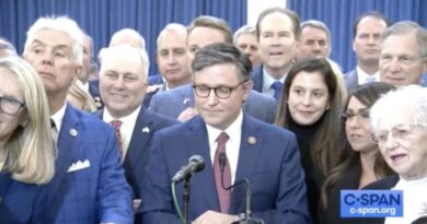 Speaker Mike Johnson and House Republicans, C-SPAN screen cap