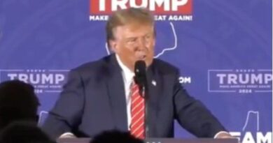 Trump slurs his words in New Hampshire.