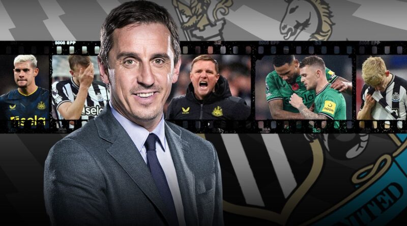 Eddie Howe: Gary Neville says Newcastle boss still right man but can't lose to Sunderland in FA Cup