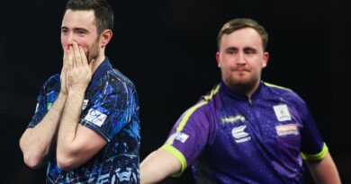 Luke Humphries admits he had to 'spoil the party' after defeating Luke Littler at World Darts Championship