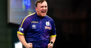 Luke Littler reaches World Darts Championship final after beating Rob Cross at Alexandra Palace