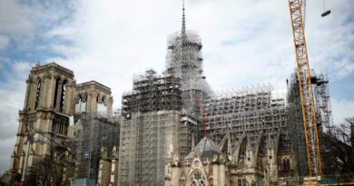 Notre Dame’s new spire unveiled after 2019 fire, complete with golden rooster