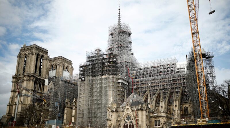 Notre Dame’s new spire unveiled after 2019 fire, complete with golden rooster