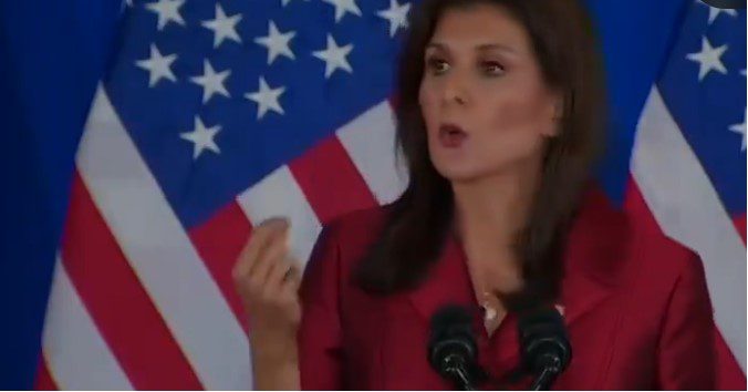 Nikki Haley speaks after the South Carolina primary.