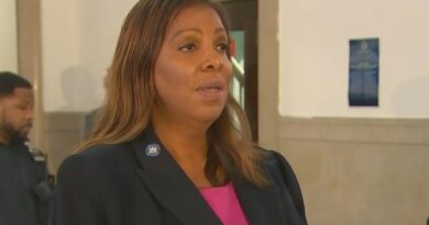 AG Letitia James speaks to reporters after Trump leaves his fraud trial.