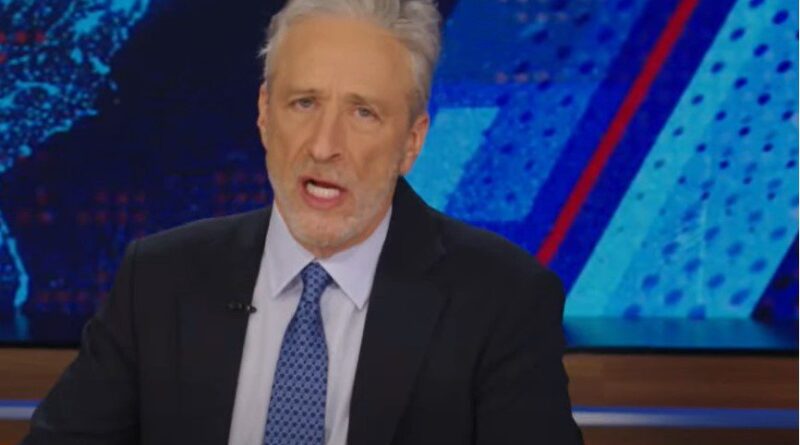 Jon Stewart talks about Israel and Palestine on The Daily Show.