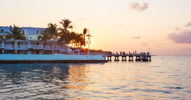 Beautiful sunrise on Key West, Florida, USA