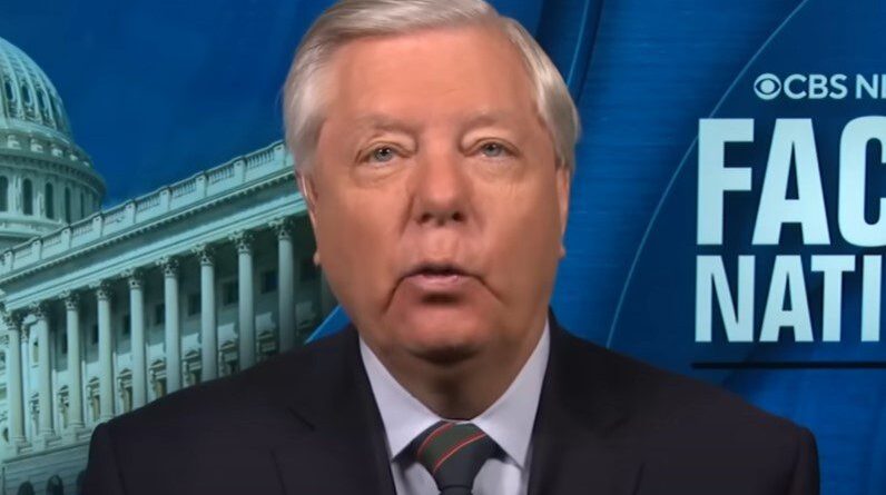 Lindsey Graham is interviewed on Face The Nation.