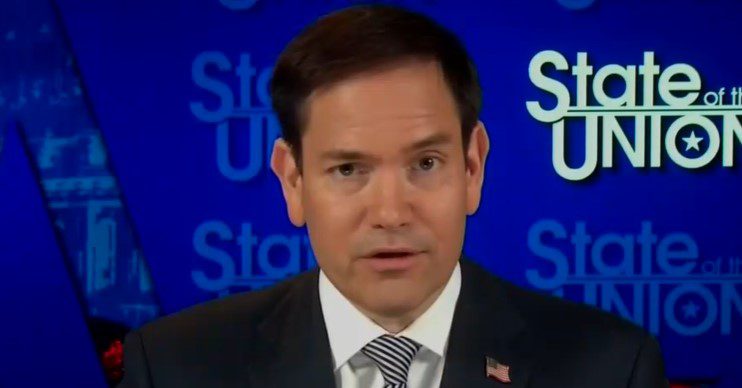 Marco Rubio defends Trump attacking NATO on CNN's State Of The Union.