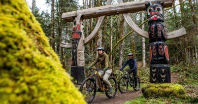 Tourism Vancouver Island_Facebook_Story Trail entrance at Maple Mountain Forerst Reserve, TOURISM COWICHAN