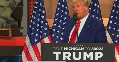 Trump speaks in Michigan.