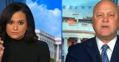 Kristen Welker interviews Mitch Landrieu on NBC's Meet The Press.