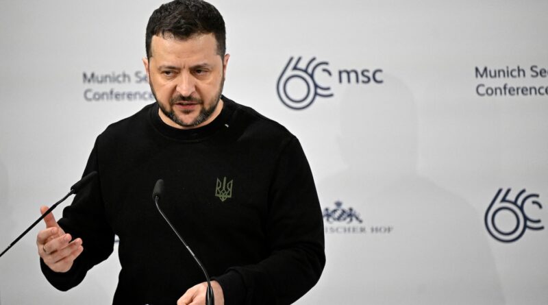 In Munich, Zelensky urges U.S. and other allies not to abandon Ukraine