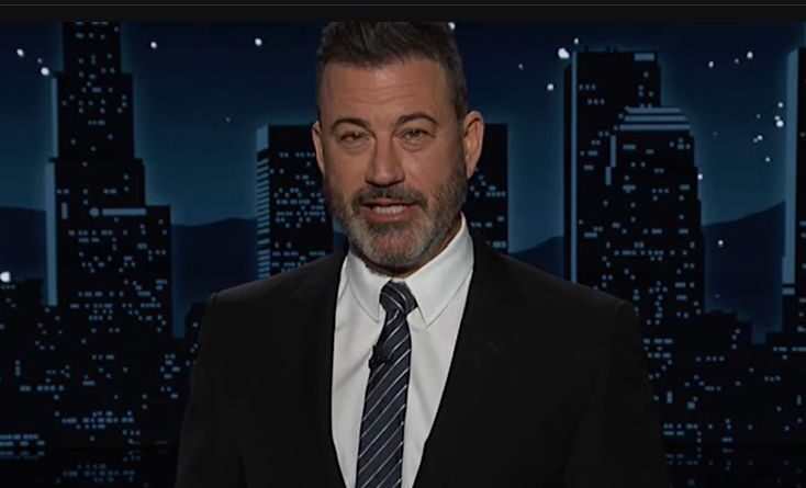 Jimmy Kimmel jokes about Trump.