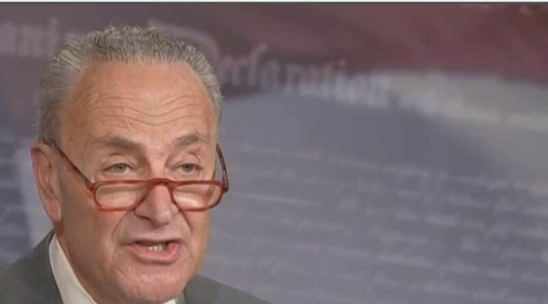 Chuck Schumer holds press conference before Monday impeachment trial