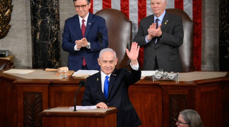 Netanyahu dismisses critics, scolds protesters in defiant speech to Congress