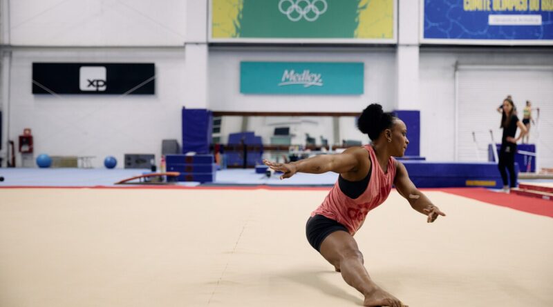 Simone Biles urged her to endure. Now she’s Biles’s top challenger.