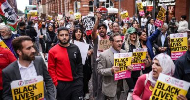 Video of police kicking man on ground at U.K. airport sparks protests