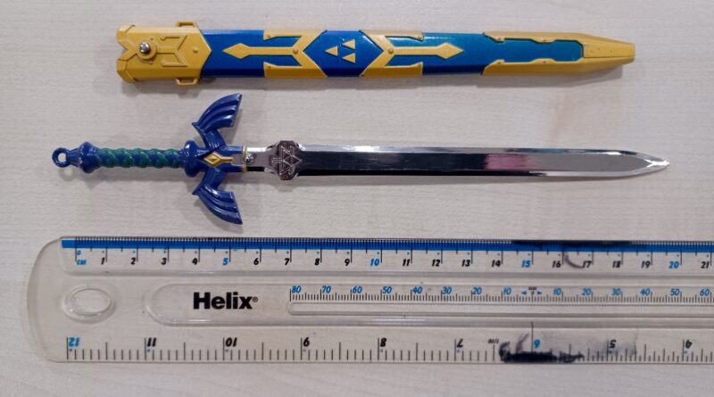 Man sentenced to prison for carrying 6-inch replica Zelda sword