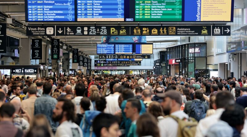 France’s national rail says ‘malicious’ acts cause disruptions before Olympics