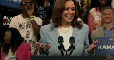 Kamala Harris challenges Trump to debate.