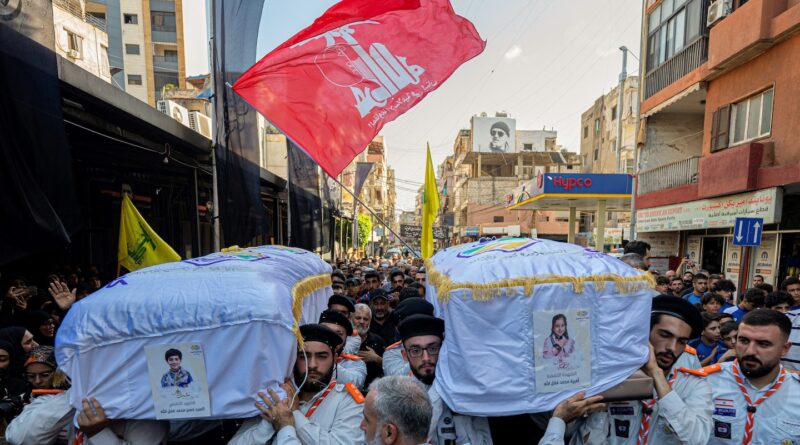 Lebanon mourns victims of Israeli strike that killed Hezbollah commander